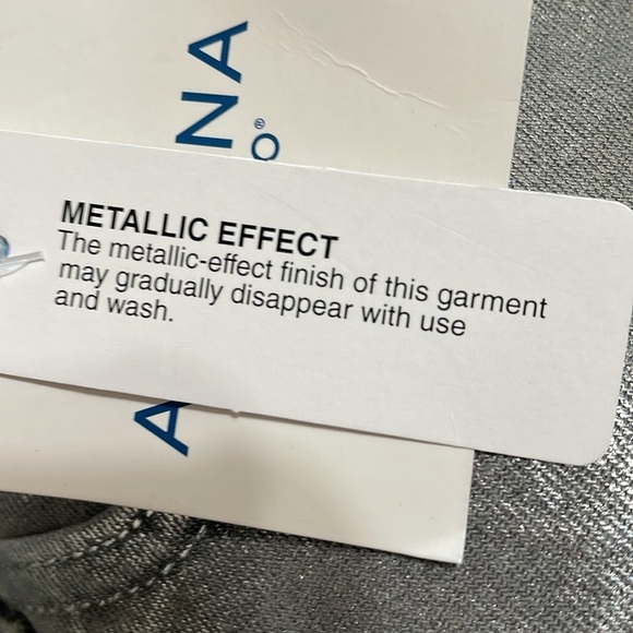 (NEW )Silver Metallic Skirt - Picture 10 of 10